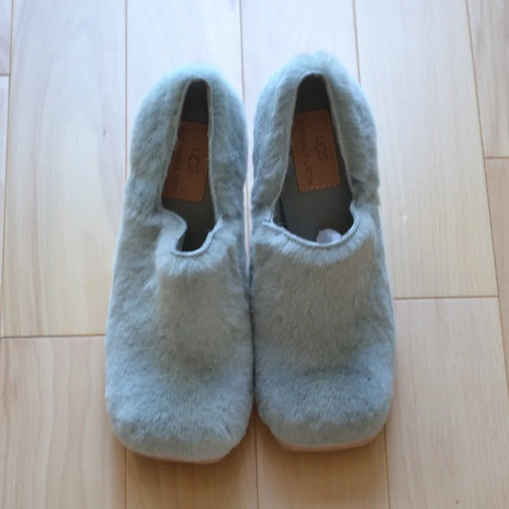 NWOT UGG x Eckhaus Latta Heel Suede Shoes